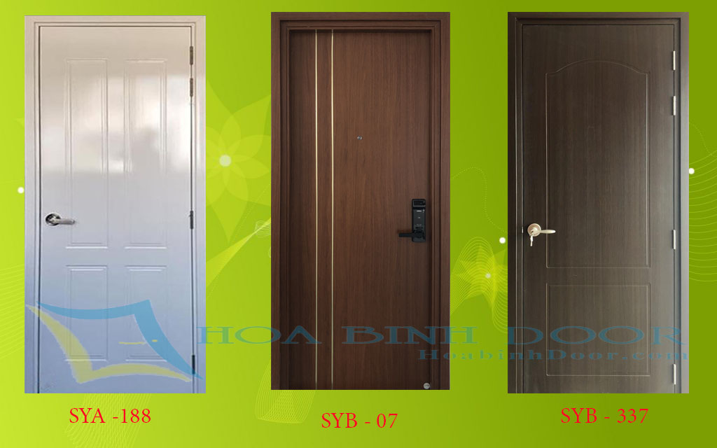 Ba loại cửa nhựa gỗ Composite