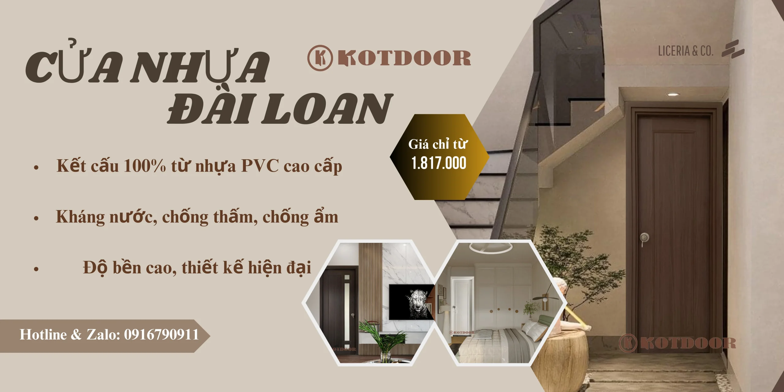 Cửa nhựa đài loan tại Cần Thơ