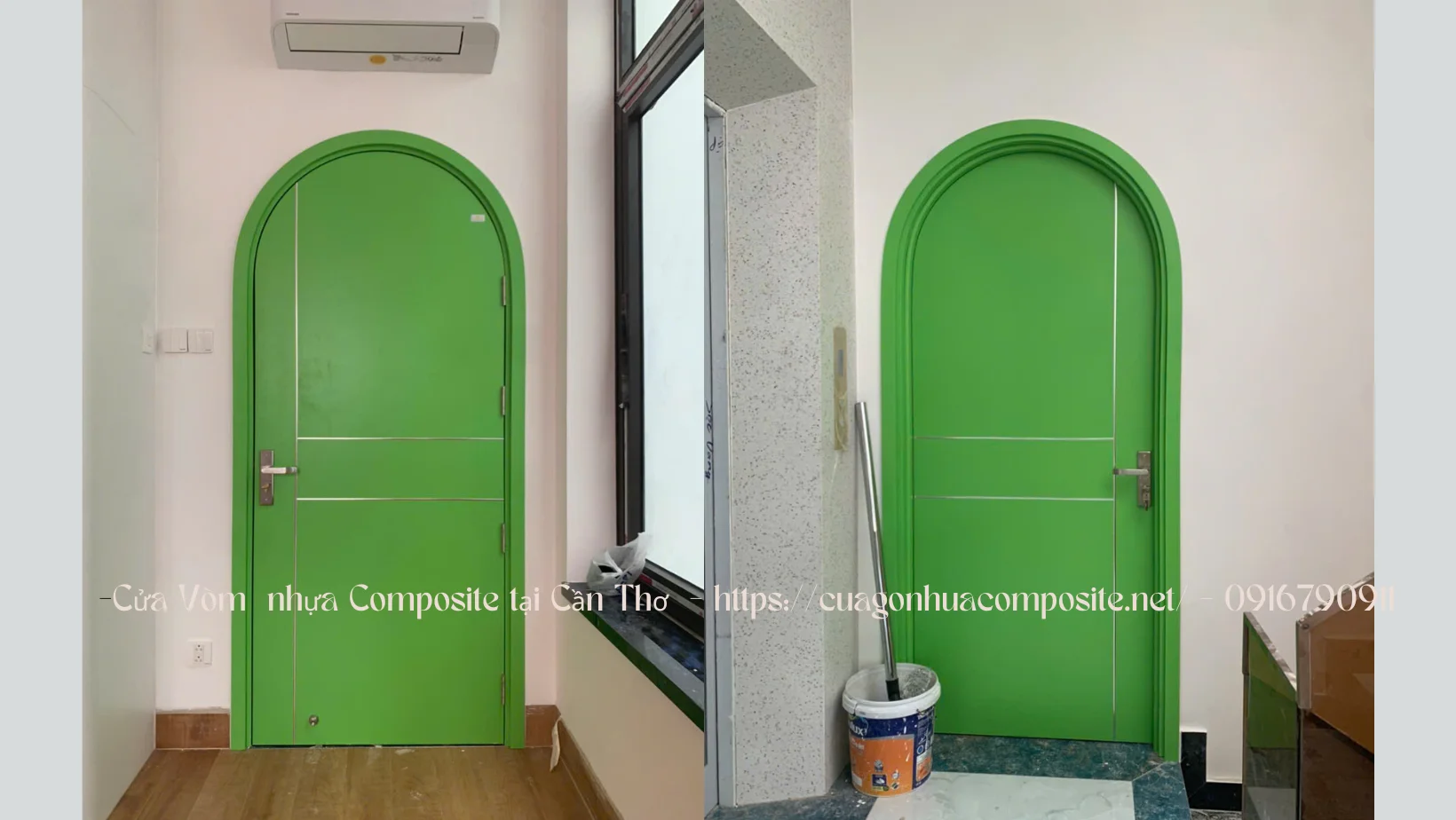 Cửa vòm nhựa Composite tại Cần Thơ