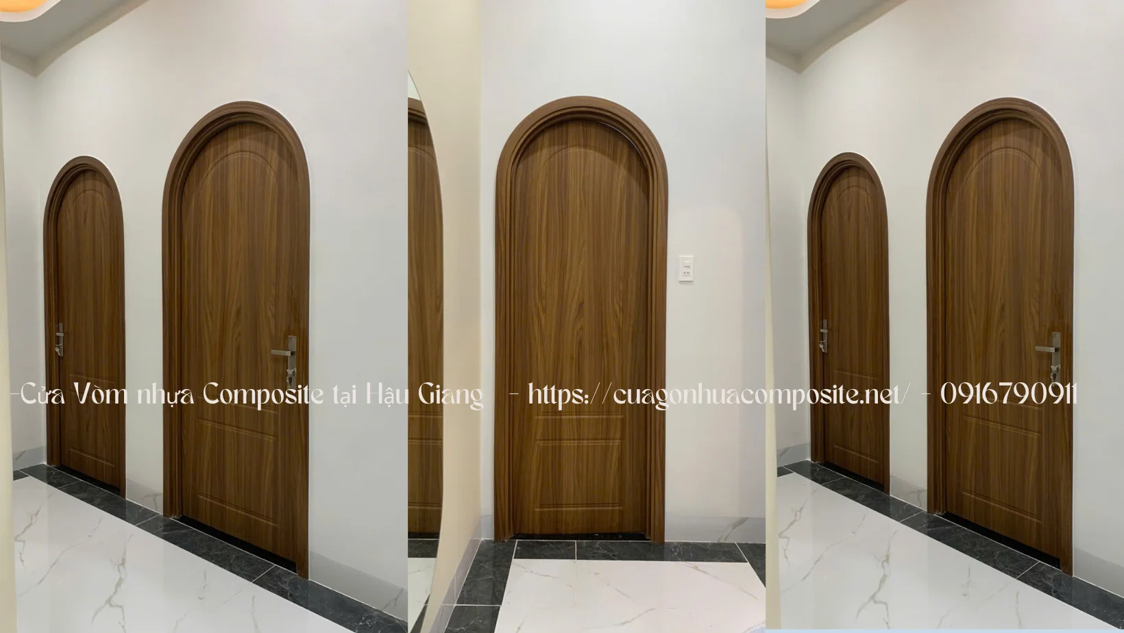 Giá cửa vòm nhựa Composite tại Hậu Giang