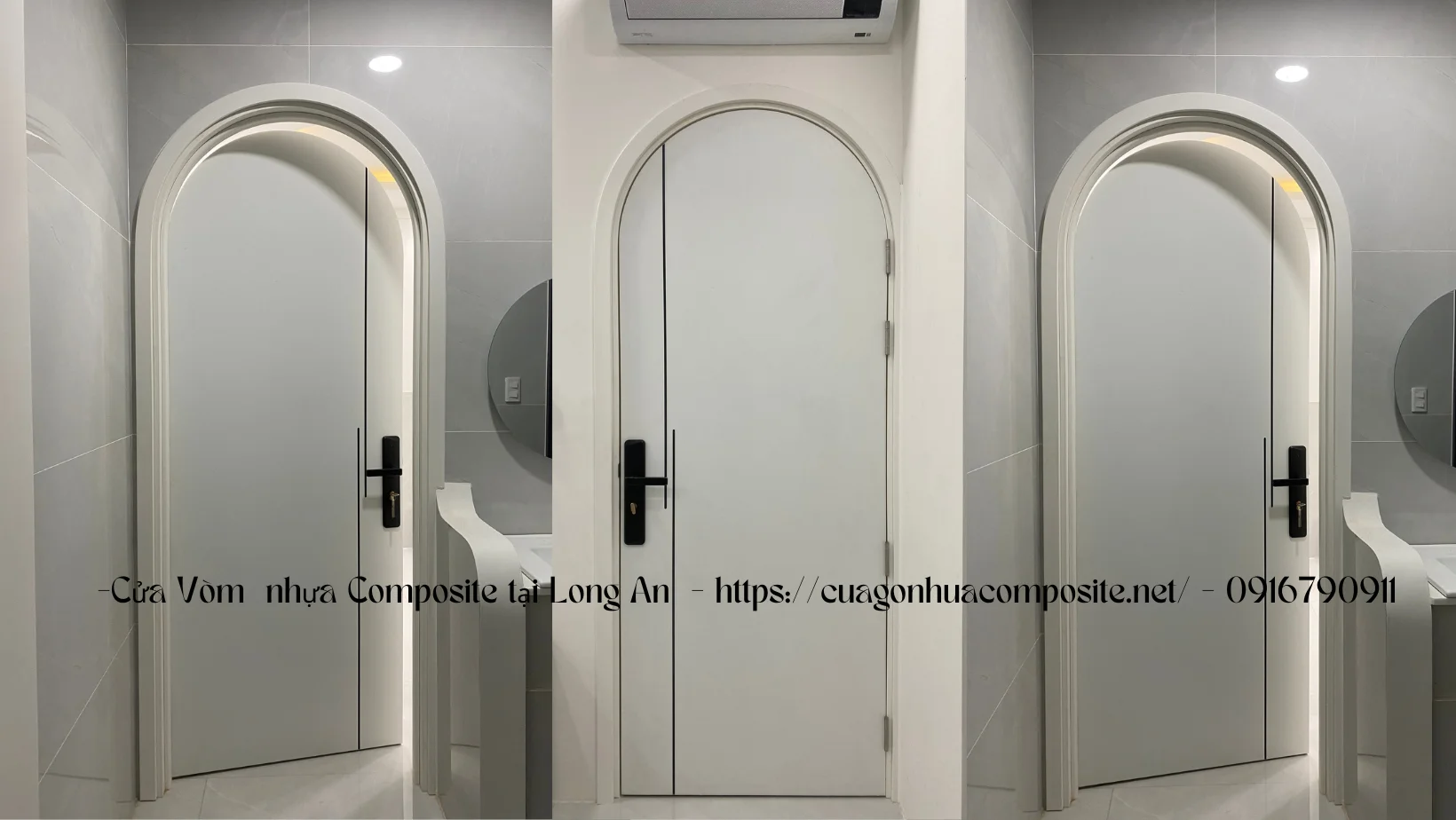 Giá cửa vòm nhựa composite tại Long An