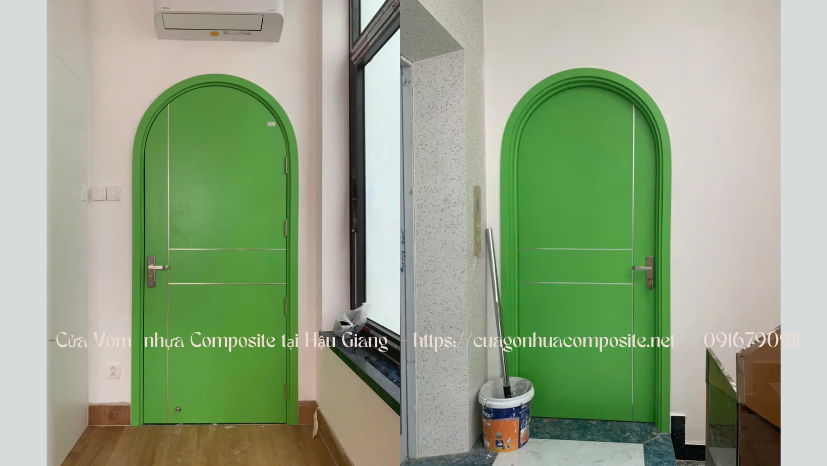 Giá cửa vòm nhựa Composite tại Hậu Giang