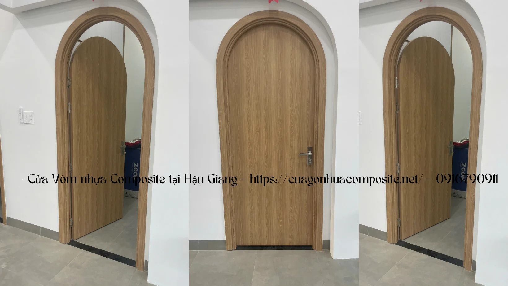 Giá cửa vòm nhựa Composite tại Hậu Giang