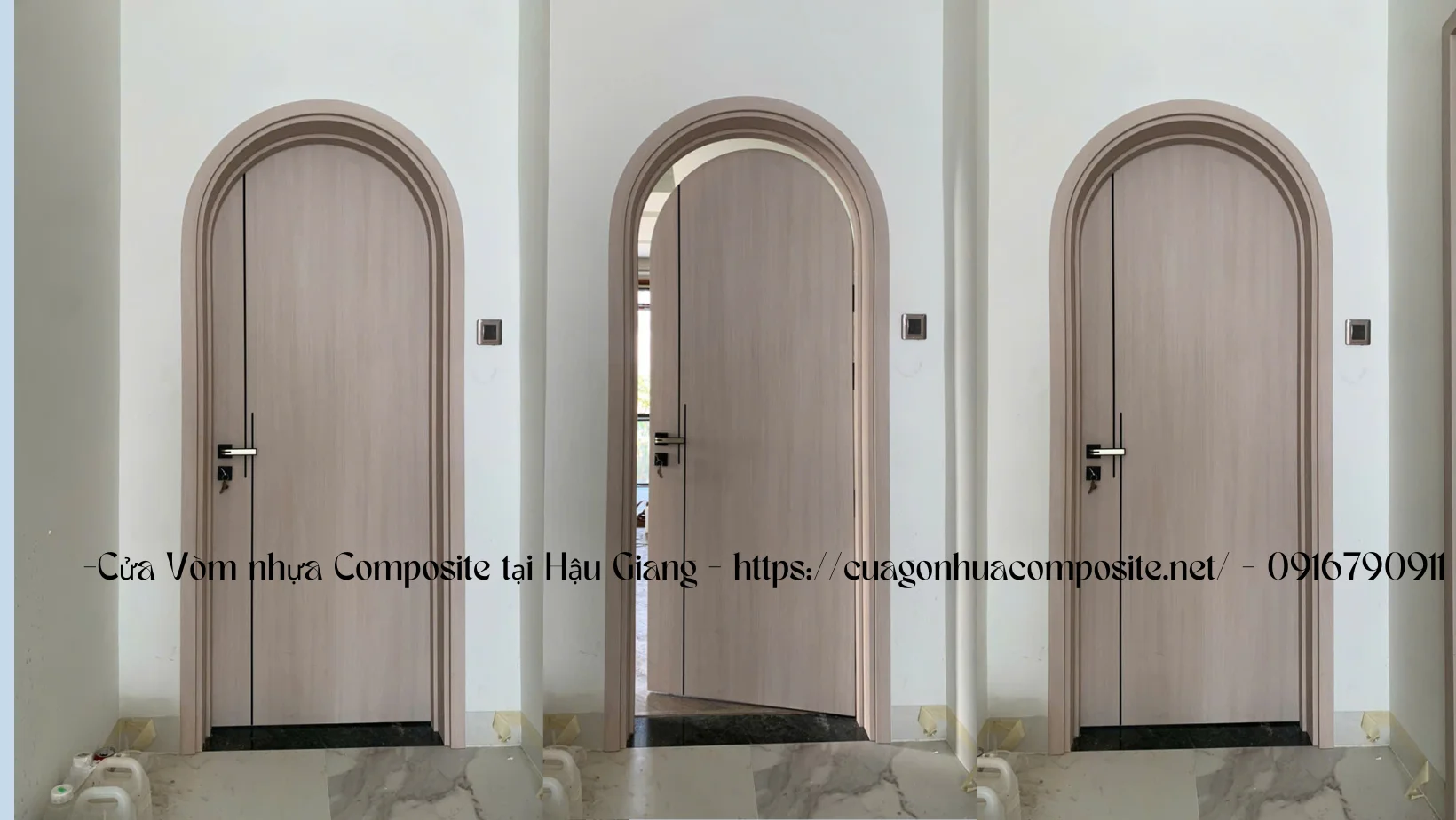 Giá cửa vòm nhựa Composite tại Hậu Giang