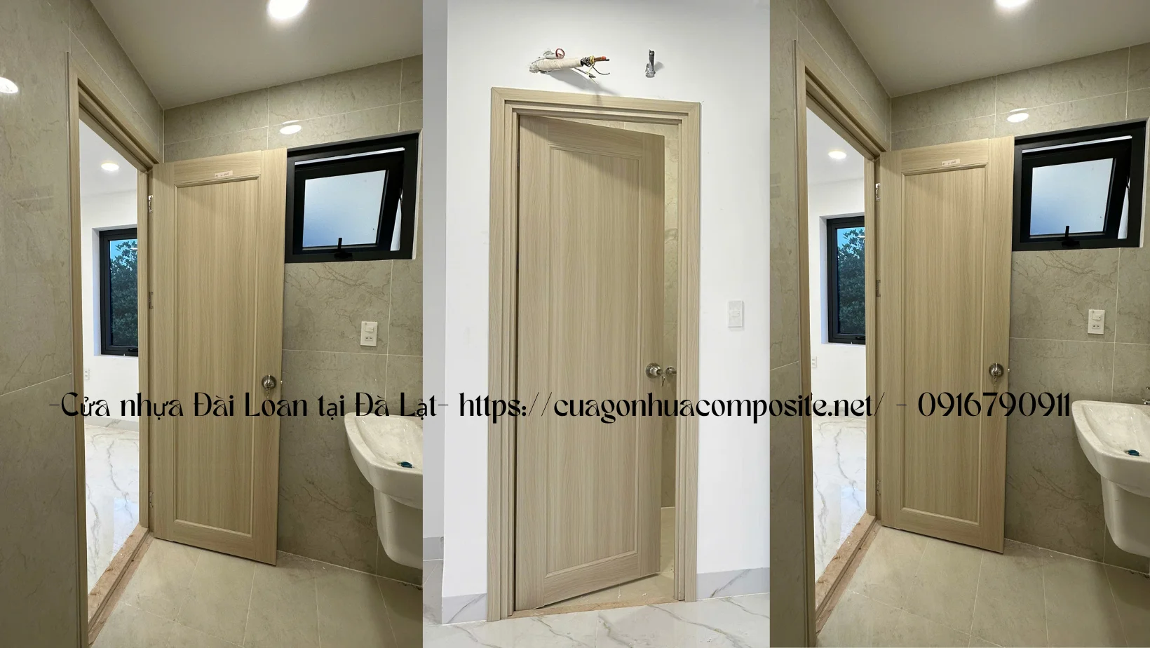 Giá Cửa Nhựa Đài Loan tại Đà Lạt | TOP 1 Cửa nhựa Toilet giá rẻ