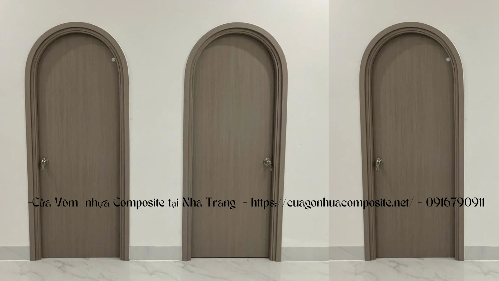 Báo giá cửa vòm composite tại Nha Trang