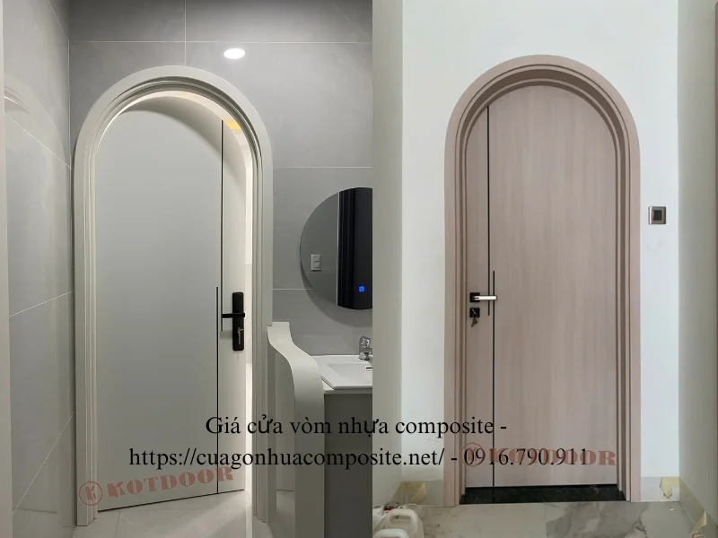 Giá cửa vòm nhựa composite 