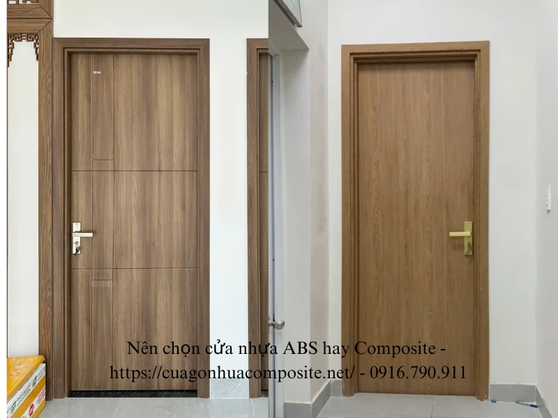 Nên chọn cửa nhựa ABS hay Composite