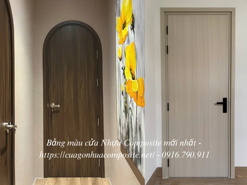Bảng màu cửa nhựa composite