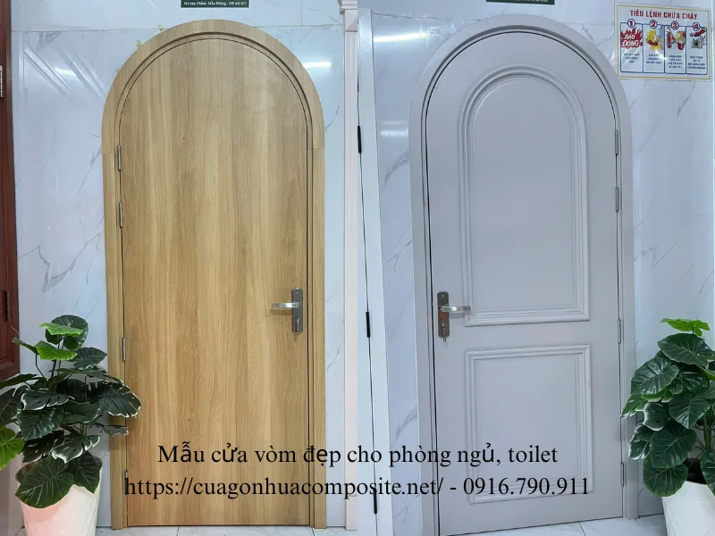Mẫu cửa vòm đẹp cho phòng ngủ, toilet