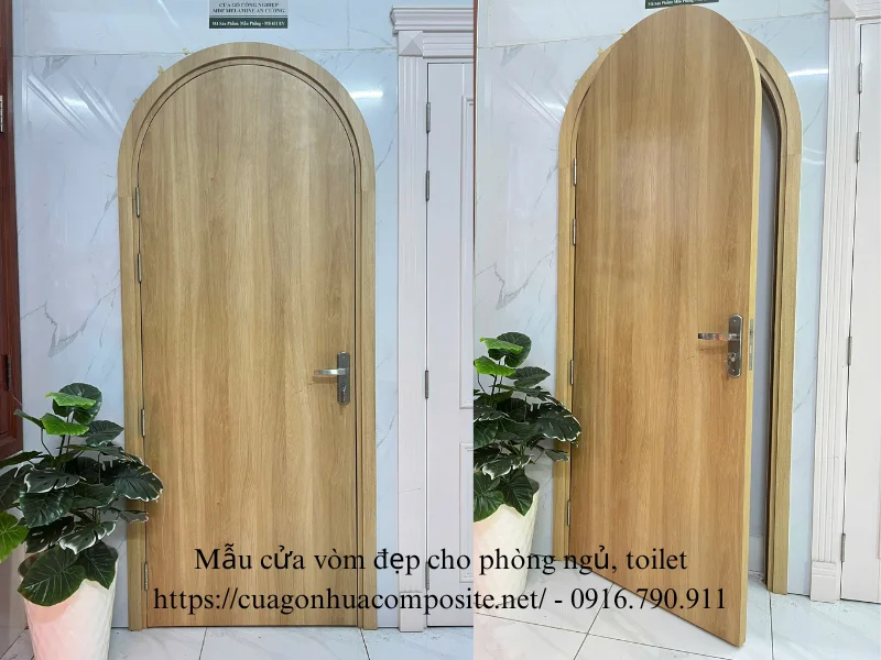 Mẫu cửa vòm đẹp cho phòng ngủ, toilet