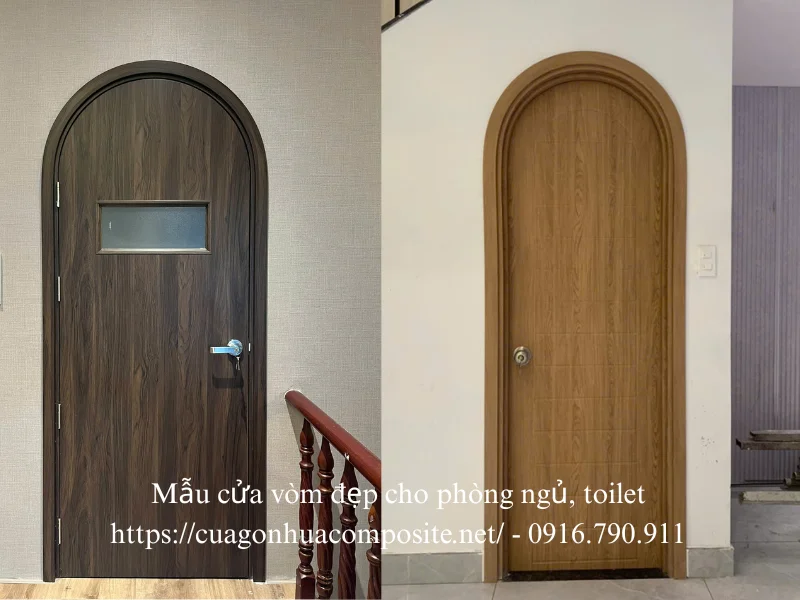 Mẫu cửa vòm đẹp cho phòng ngủ, toilet