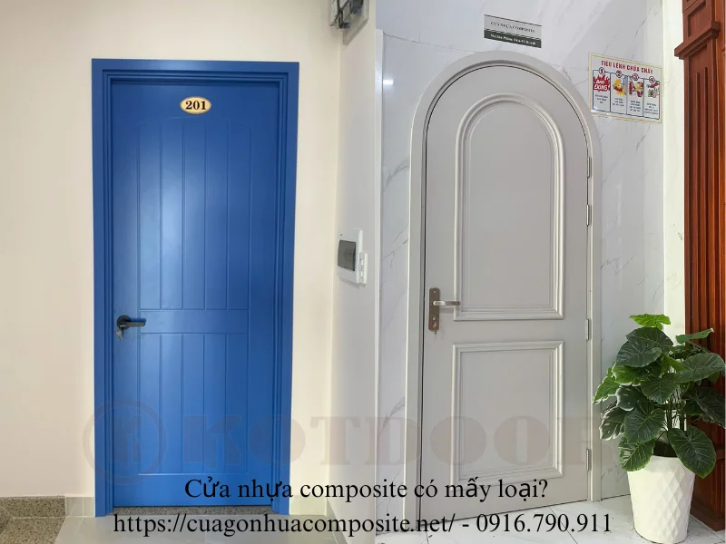 Cửa nhựa composite có mấy loại Cửa nhựa composite có mấy loại