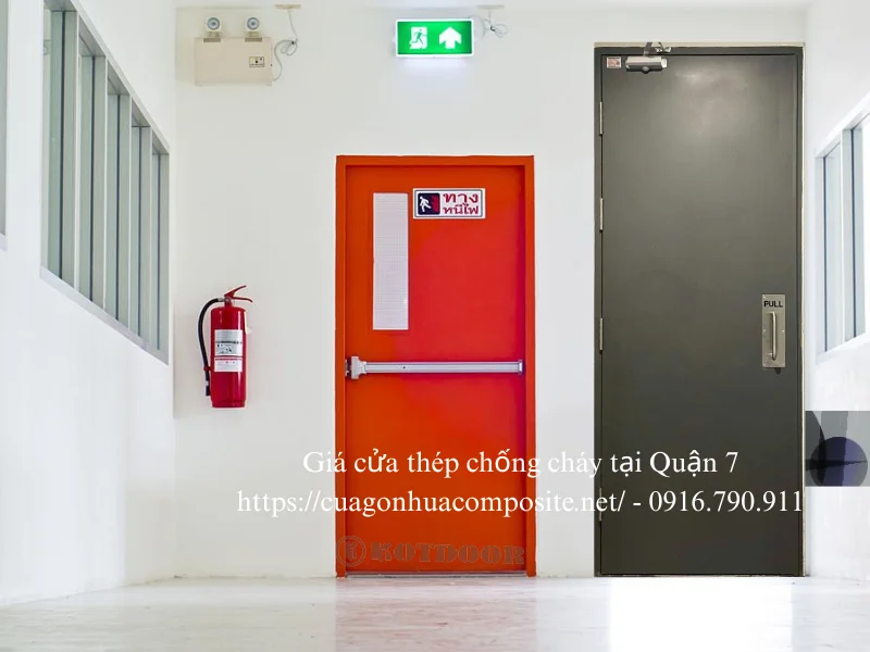 Giá cửa thép chống cháy. tại Quận 7
