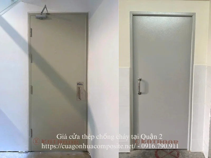 Giá cửa thép chống cháy. tại Quận 2