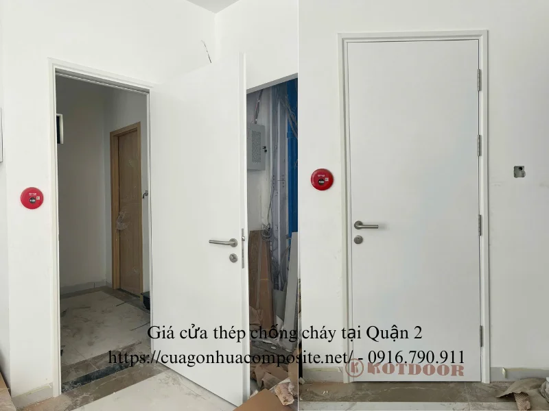 Giá cửa thép chống cháy. tại Quận 2