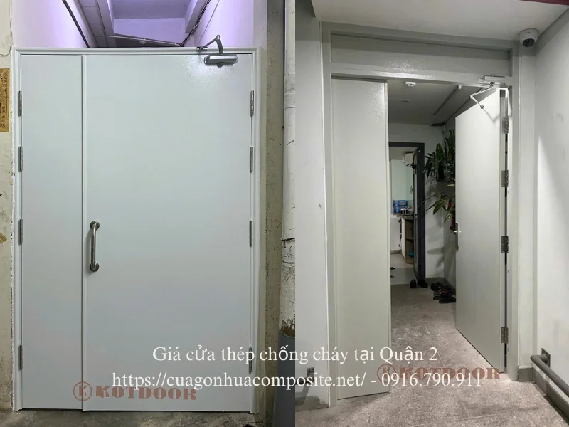 Giá cửa thép chống cháy. tại Quận 2