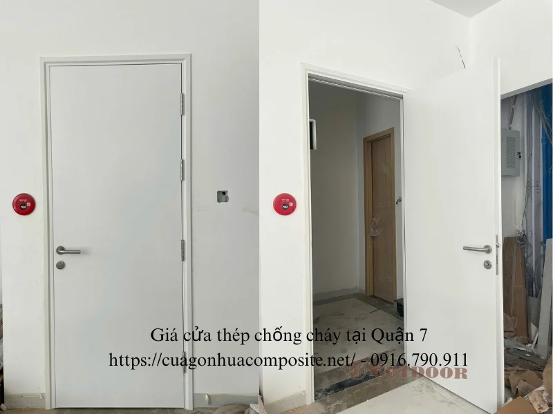Giá cửa thép chống cháy. tại Quận 7