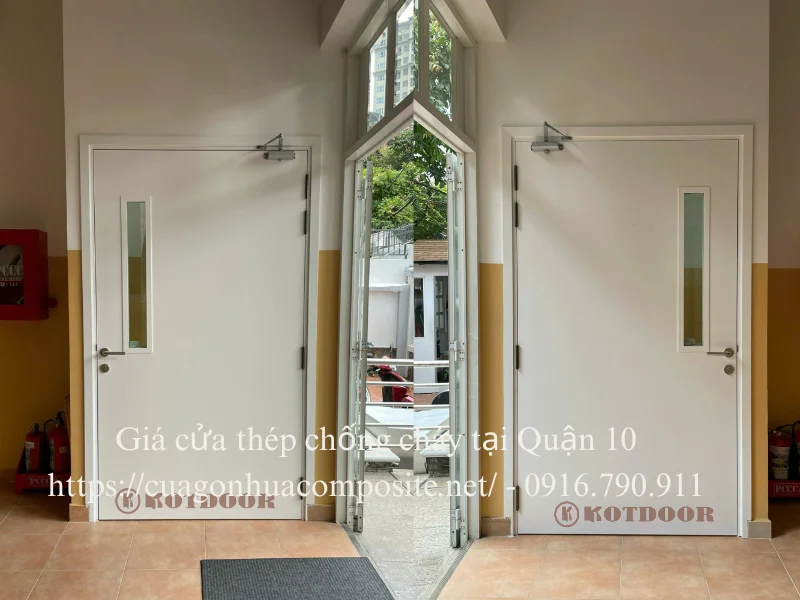 Giá cửa thép chống cháy tại Quận 10