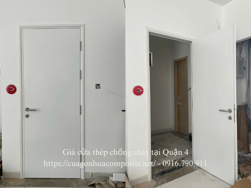Giá cửa thép chống cháy tại Quận 4