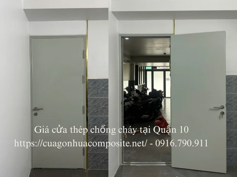 Giá cửa thép chống cháy tại Quận 10