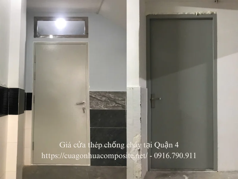 Giá cửa thép chống cháy tại Quận 4