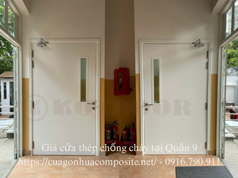 Giá cửa thép chống cháy tại Quận 9