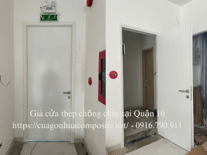 Giá cửa thép chống cháy tại Quận 10