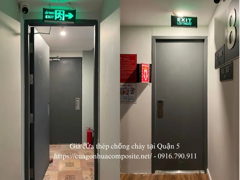 Giá cửa thép chống cháy. tại Quận 5