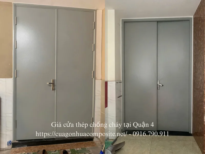 Giá cửa thép chống cháy tại Quận 4