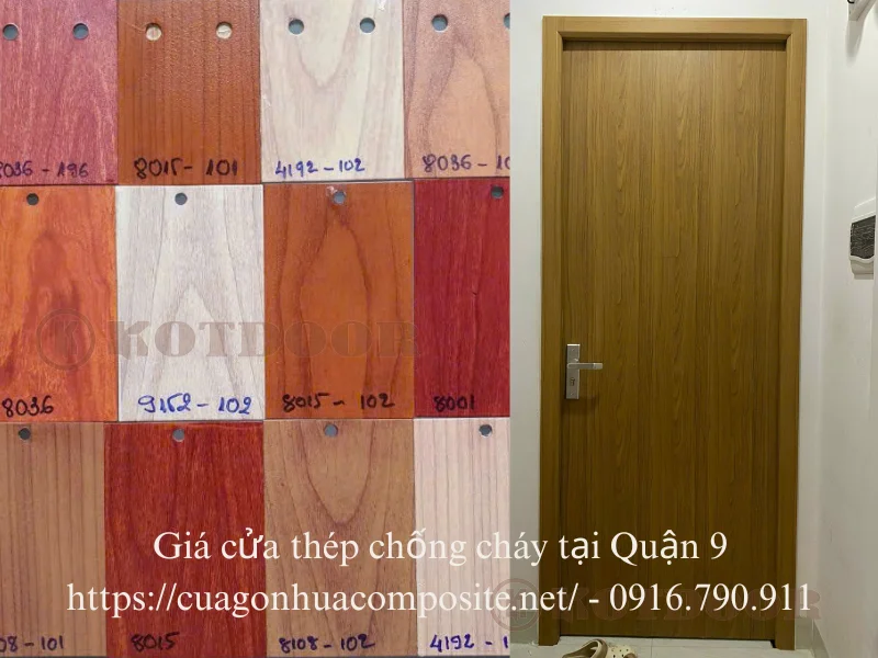 Giá cửa thép chống cháy tại Quận 9