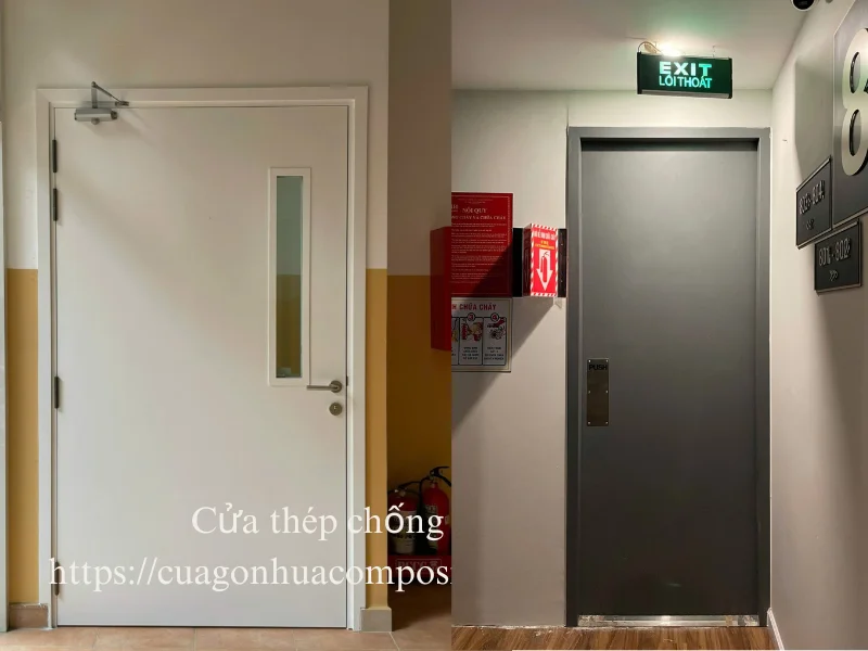 Giá cửa thép chống cháy 1 cánh 