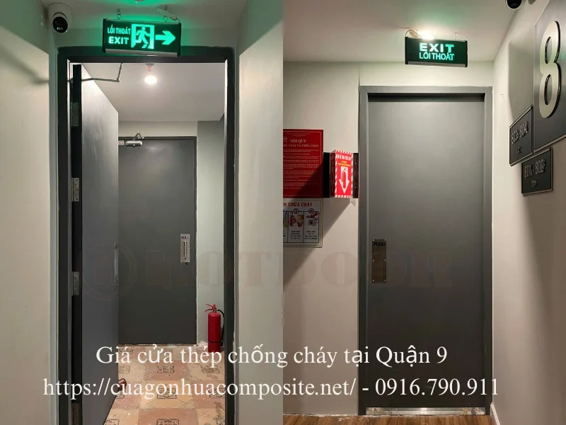 Giá cửa thép chống cháy tại Quận 9