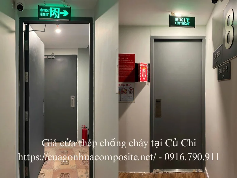 Giá cửa thép chống cháy tại Củ Chi