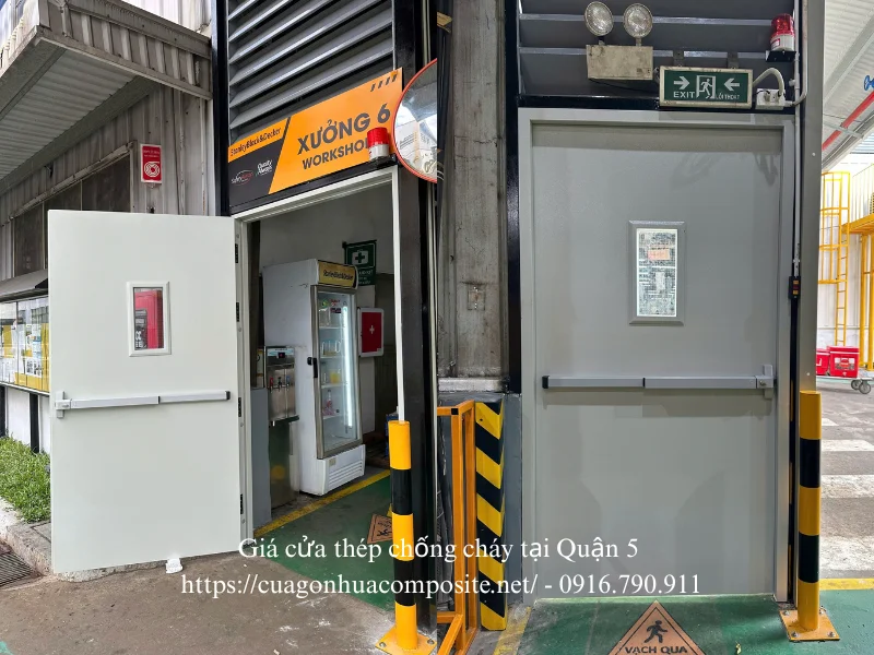 Giá cửa thép chống cháy. tại Quận 5