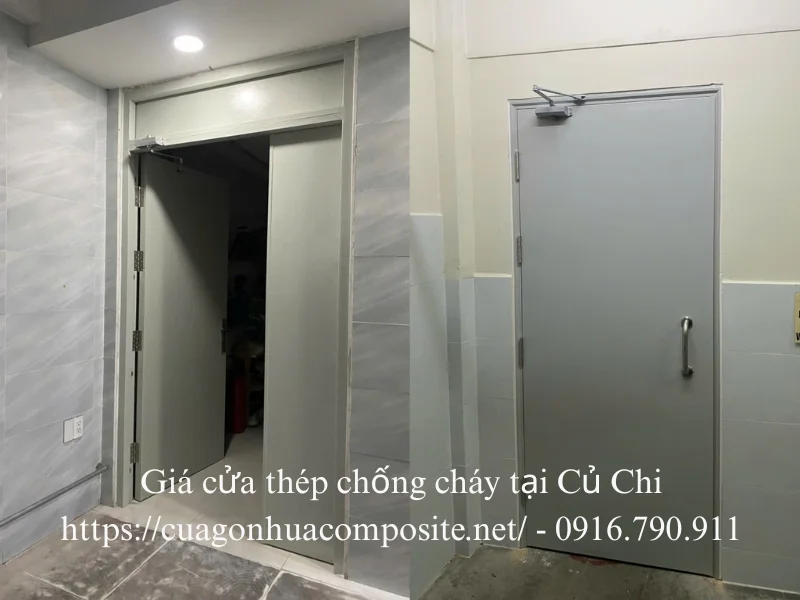 Giá cửa thép chống cháy tại Củ Chi