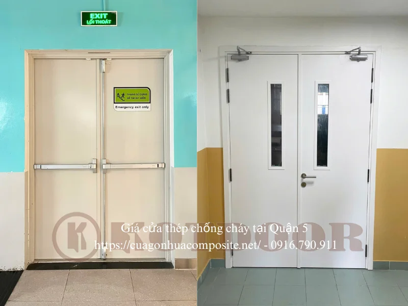 Giá cửa thép chống cháy. tại Quận 5