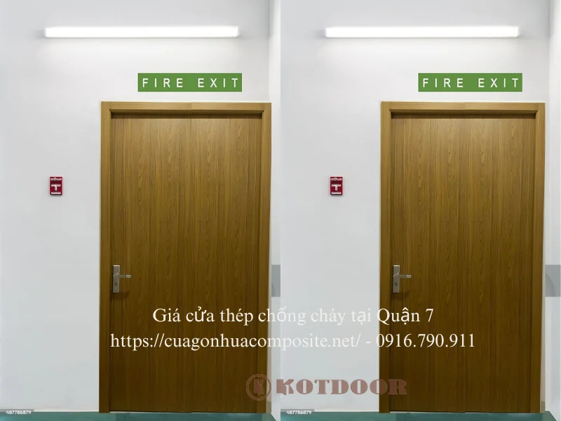 Giá cửa thép chống cháy. tại Quận 7