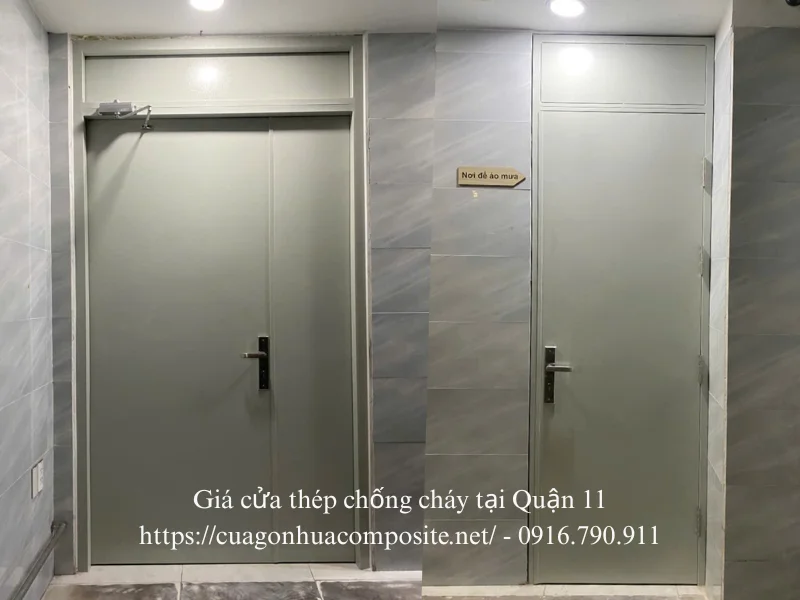 Giá cửa thép chống cháy tại Quận 11