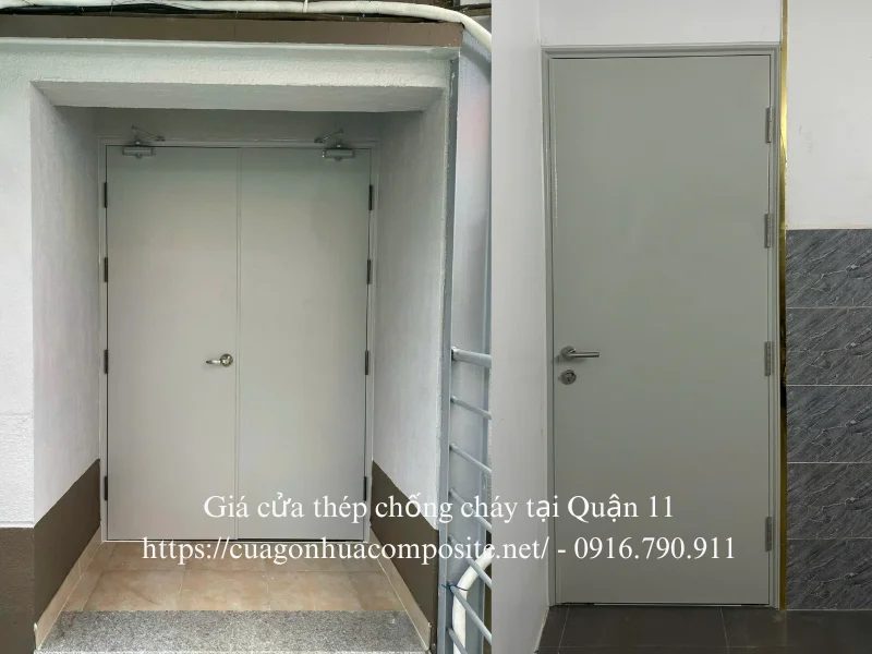 Giá cửa thép chống cháy tại Quận 11