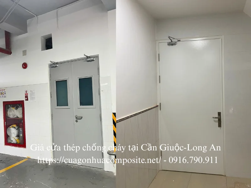 Giá cửa thép chống cháy tại Cần Giuộc-Long An