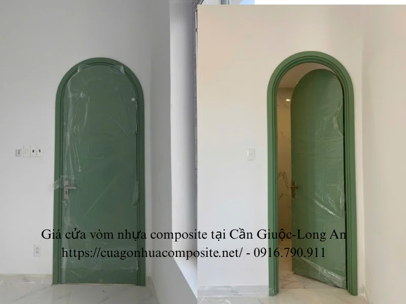 Giá cửa vòm nhựa composite tại Cần Giuộc-Long An