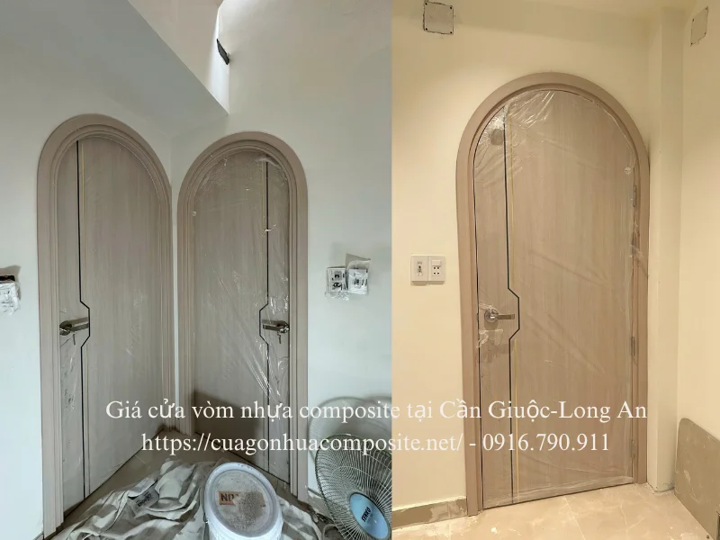 Giá cửa vòm nhựa composite tại Cần Giuộc-Long An