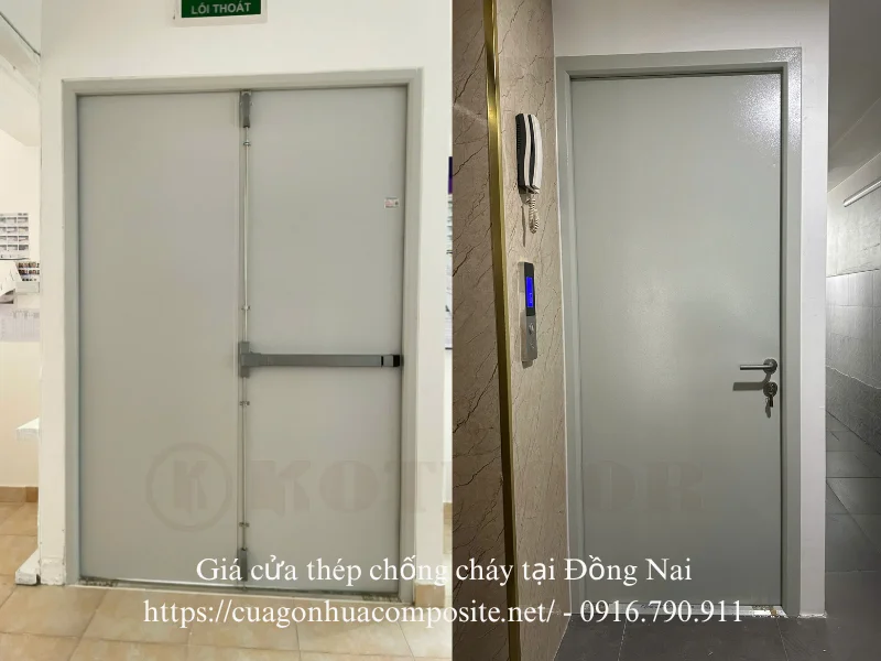 Giá cửa thép chống cháy tại Đồng Nai